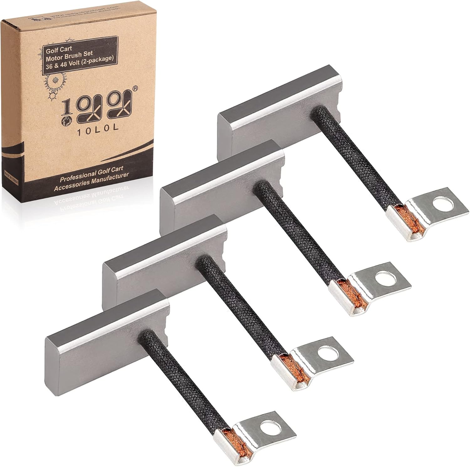 10L0L Golf Cart Starter Generator Brushes Set Motor Brushes