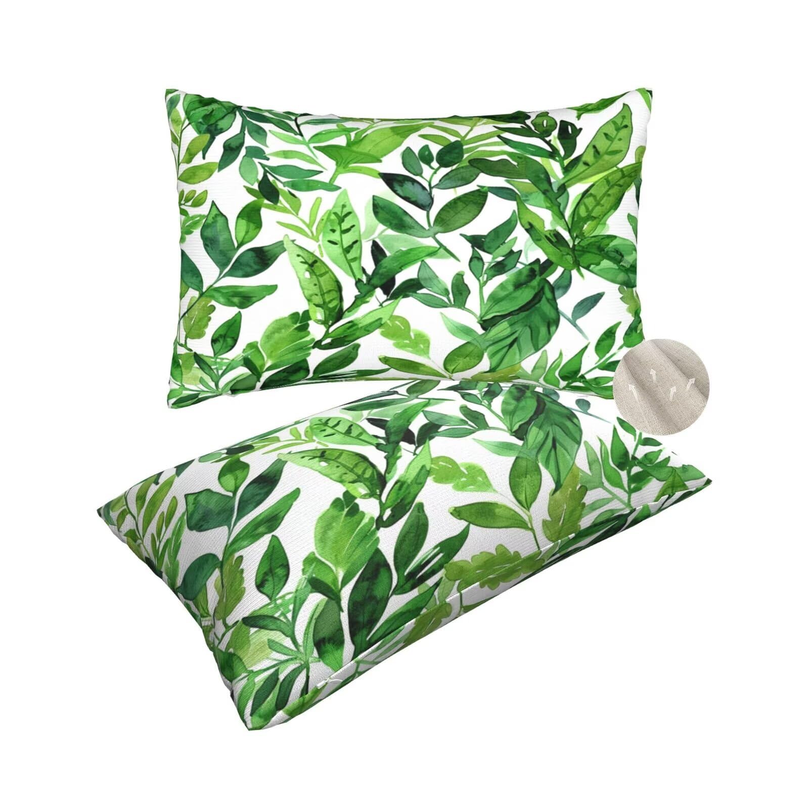 Taie oreiller rectangulaire 60x80 cm vert pour proteger et embellir vos coussins