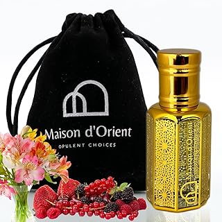 Pure Radiance Perfume Oil 12 mL – Fruity Floral with Black Currant Jasmine and Vanilla. Alcohol Free Long Lasting Oil, Compliment Magnet
