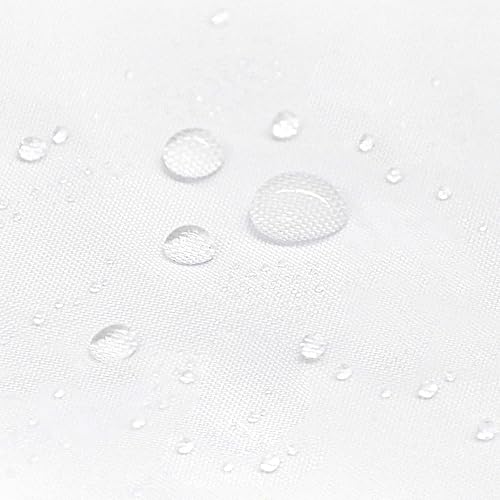 Miniatura 5 de HVEST Christmas Ball Shower Curtain, Purple Christmas Ball with Silver Pine Tree on Grey Board Bathroom Shower Curtain with Hooks, Snow Snowflake