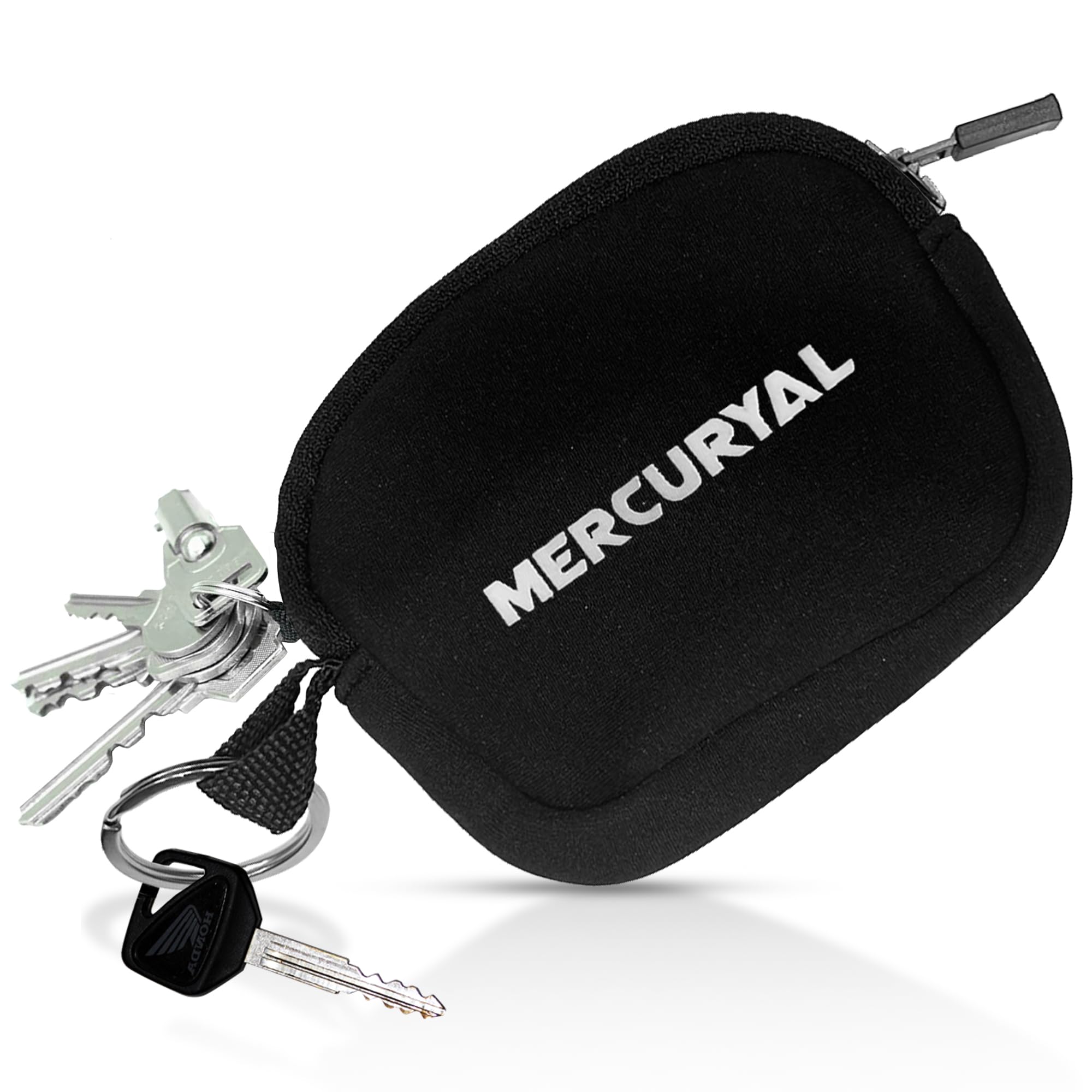 MERCURYAL Llavero Moto de Neopreno Para Guardar Llaves - Accesorios Moto - Llavero Llaves Con Anilla - Accesorios para Moto - Llavero para Moto - Llavero Monedero