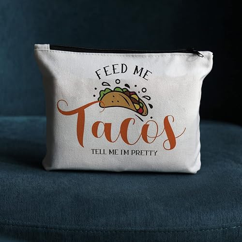 Miniatura 5 de JIUWEIHU Regalos de tacos para los amantes de los tacos, alimentarme, tacos Tell Me I'm Pretty, Funny Crazy Cool Food Lover Gift Mexicana Birthday