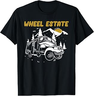 Caravan Wheel Estate - Caravan Camper Motorhome T-Shirt