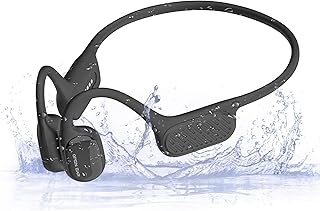 Hiteblaz Swimming Headphones IP68 Waterproof, Bone Conduction Headphones Bluetooth5.3, Open Ear Wrieless Earphones, IPX8 U...