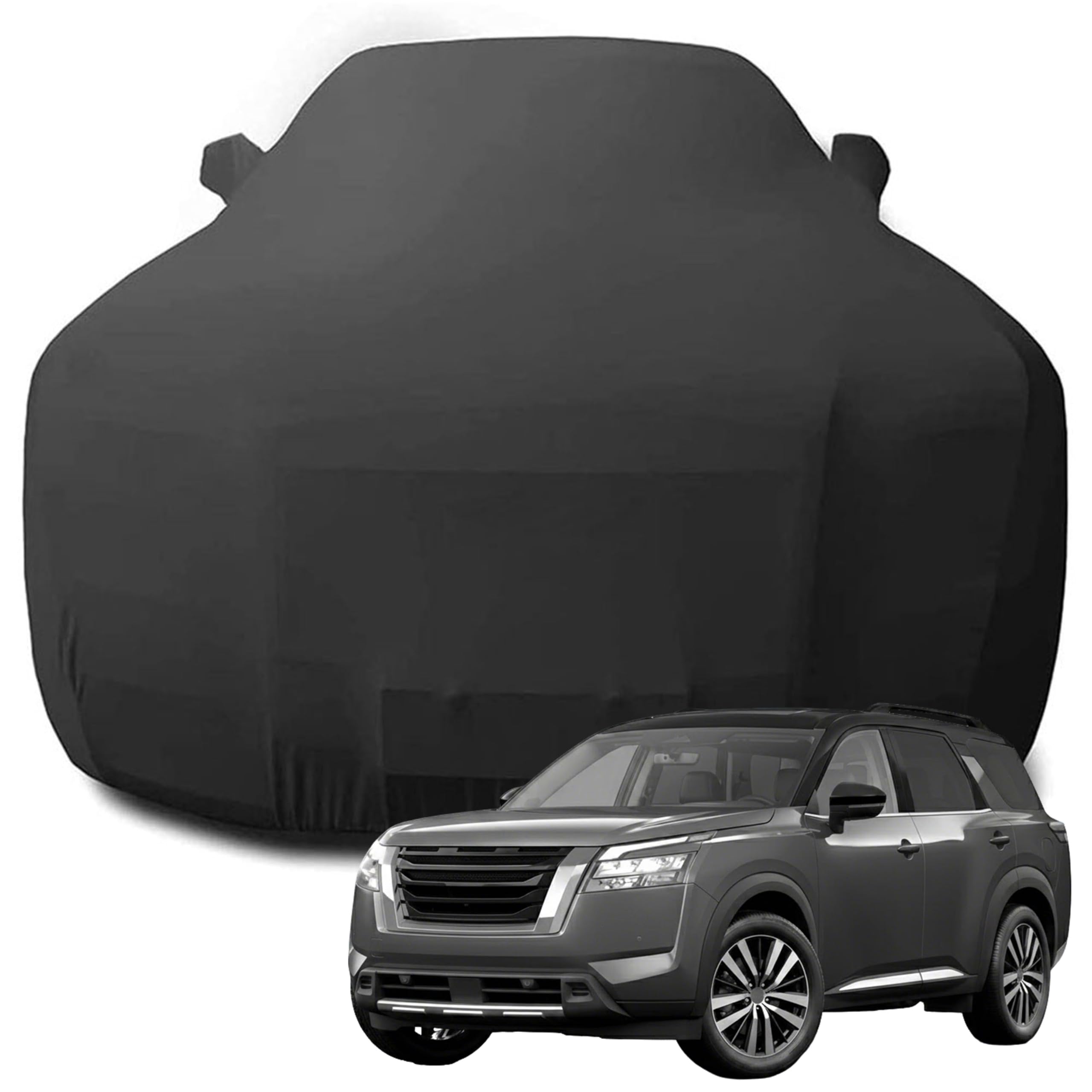 Telo Copriauto per Nissan Pathfinder Platinum 2022 2023 2024 2025 2026 | Cotone Traspirante, Resistente, Graffi, Antipolvere, Copriauto, Elasticizzato Protezione