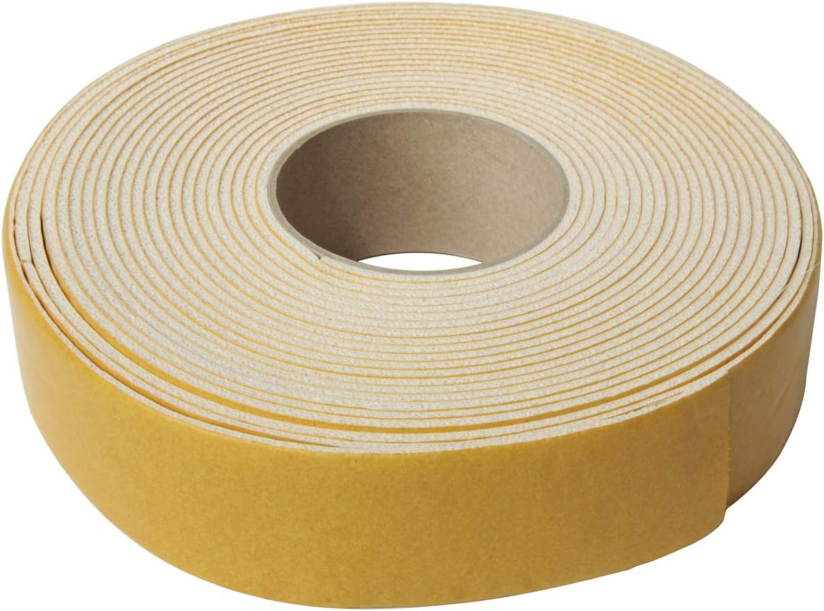 La Ventilazione ISO1 Self-Adhesive Rubber Insulation Tape, Ivory, 10 m