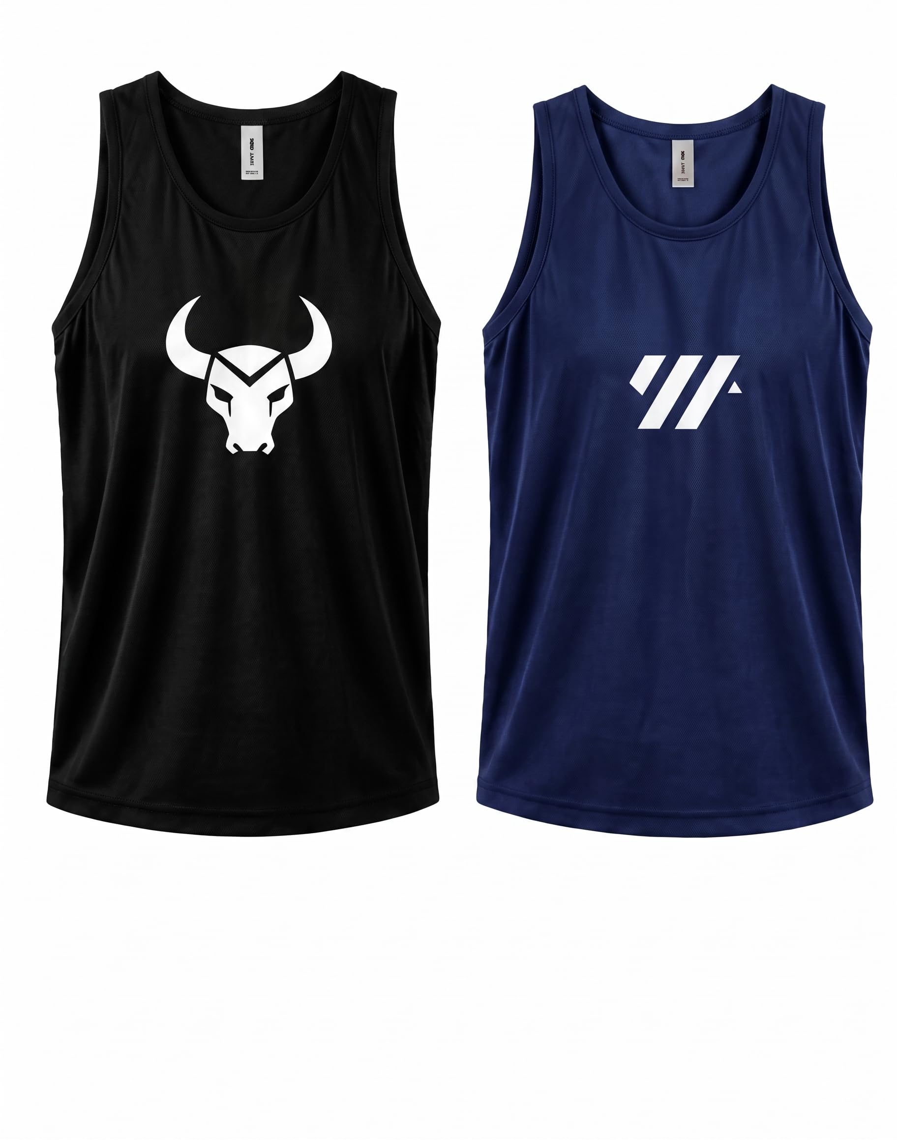 Men's Gym Vest,Sleeveless Tank Top, Lightweight Breathable Polyester, Stretchable Workout Vest for Gym, Running & Fitness Training Pack of 2-picture-47