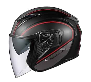 OGK Kabuto EXCEED DELIE サイズM Kabuto Exceed ヘルメット 黒（EXCEED DELIE OGK KABUTO サイズ