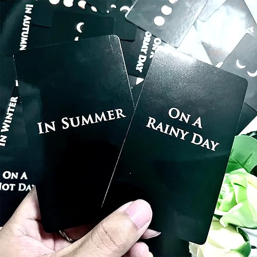 Miniatura 3 de Baraja de Oráculo del Tiempo Trikendou La Luna Te Dirá Cuándo, Cartas de Oráculo del Tiempo para Predecir el Tiempo, Cartas de Tarot para