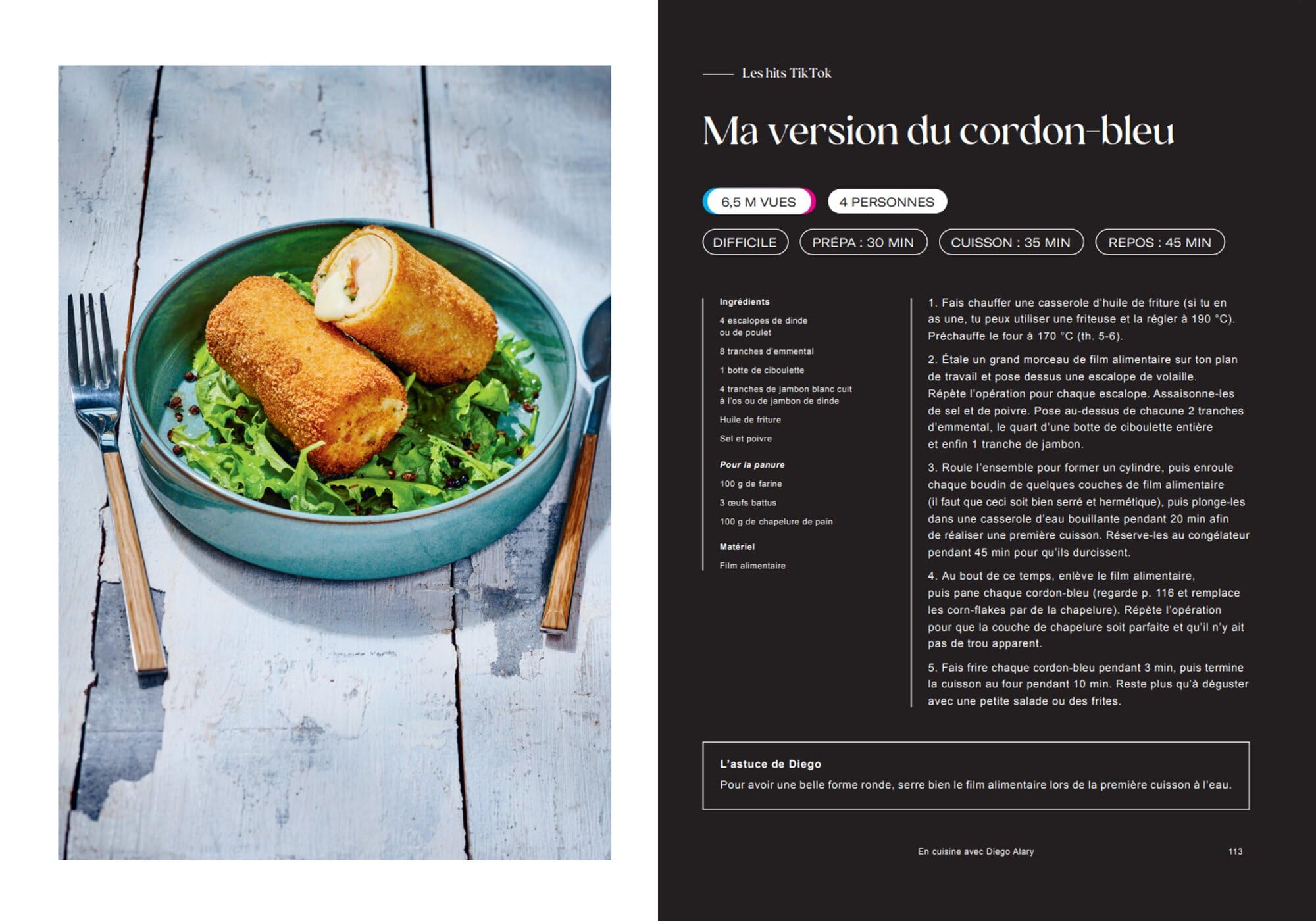 En cuisine avec Diego Alary: 40 recettes en moins de 30 minutes