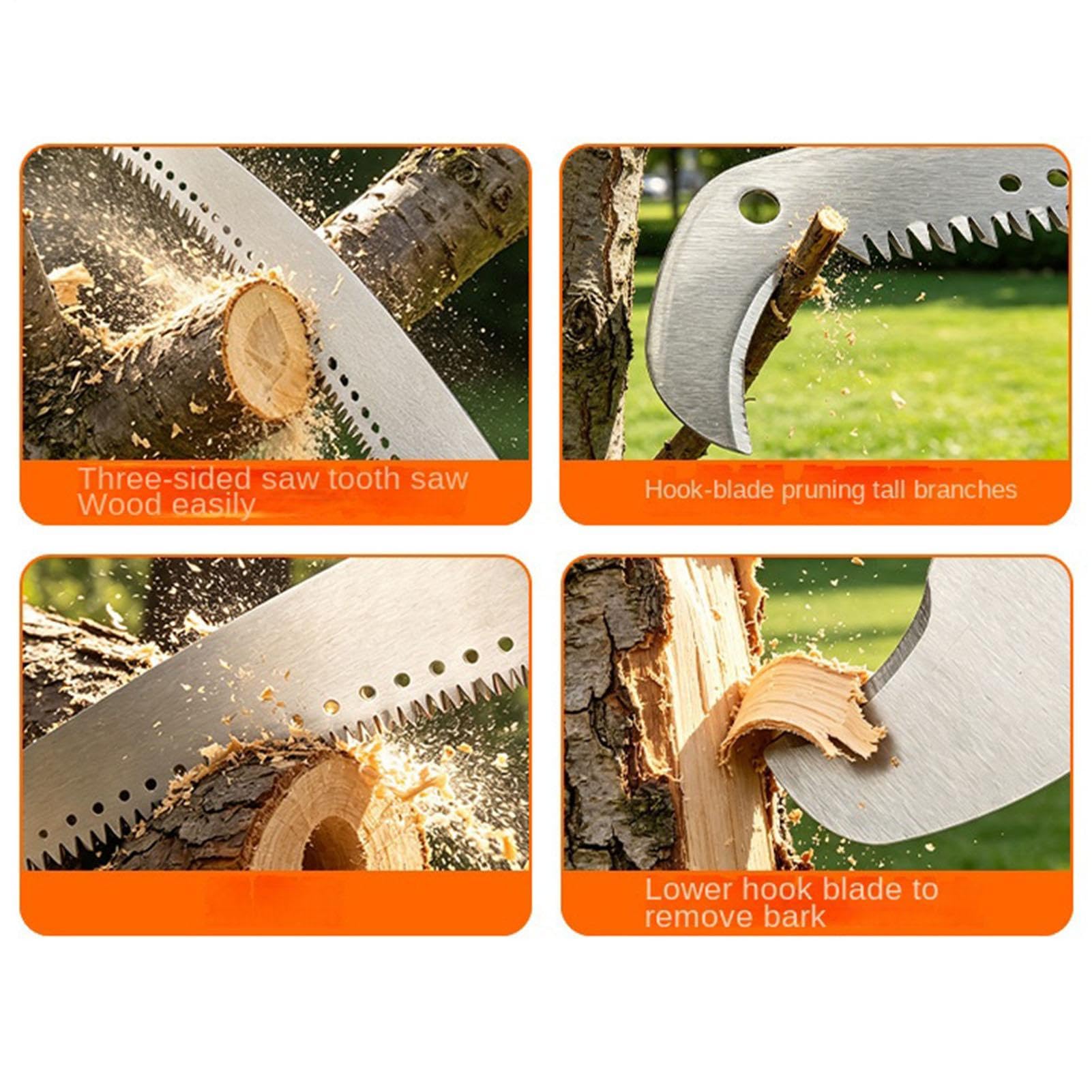 Élagueur Coupe-branches Robuste Antidérapant de Longue Portée