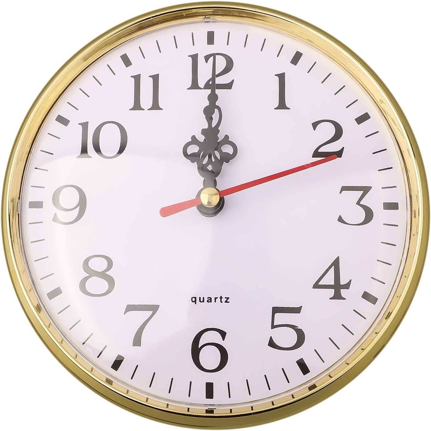 Compact 130MM Quartz Clock Insert Movement with Silent Mechanism for DIY Clock Creation and Replacement