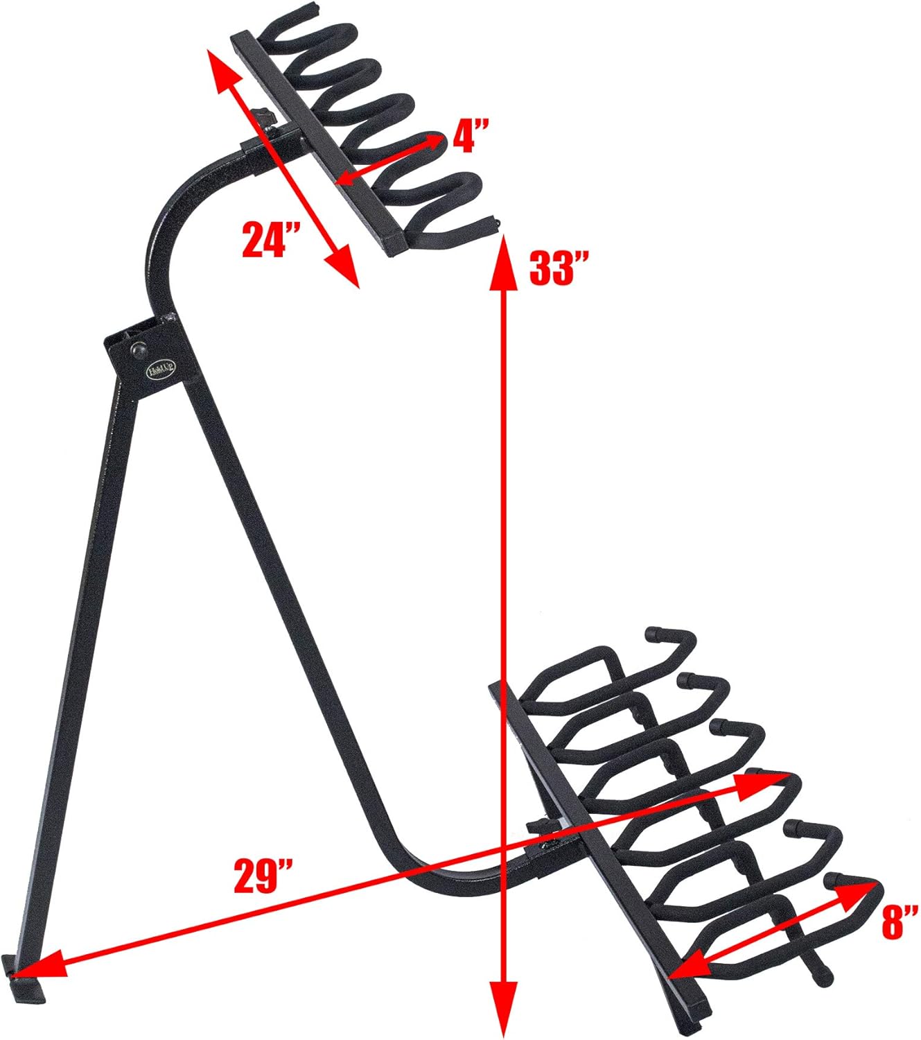 Hold Up Displays Portable Gun Rack and Bow Holder - Tactical Freestanding Folding Firearm Stand Holds Any Rifle or Bow - Keeps Guns Organized at The Shooting Range - Made in USA with Heavy Duty Steel : Sports & Outdoors