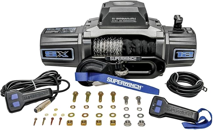 Winche Eléctrico Superwinch SX12SR 12V 12000lb con Cable Sintético miniatura 5