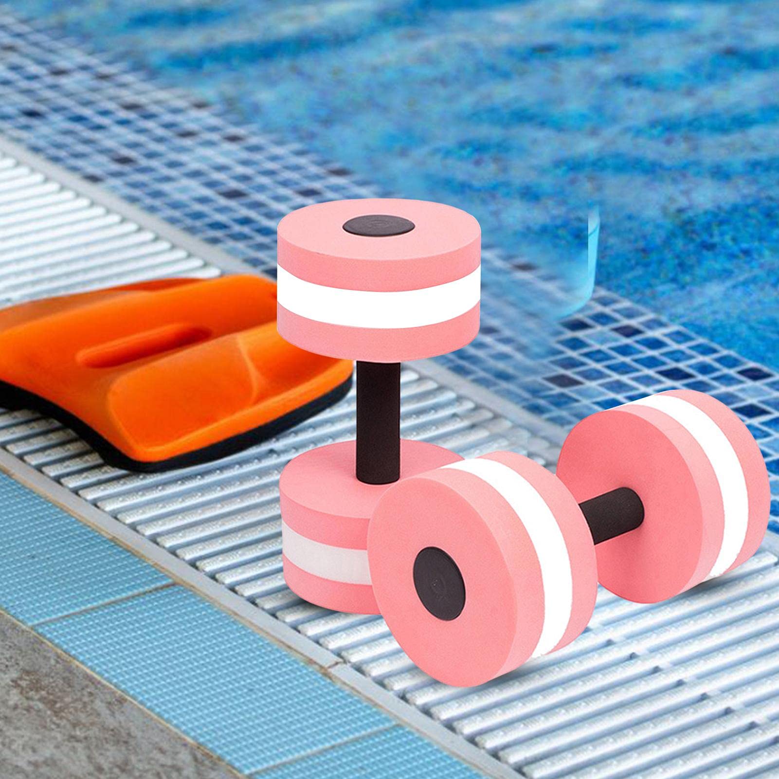 Manubri Galleggianti Per Piscina, Manubri Di Schiuma In Acqua, Manubri Ginnastica Per Piscina Aerobica Galleggiante Da Nuoto, Manubrio Fitness Per Allenamento Ed Esercizio (2)