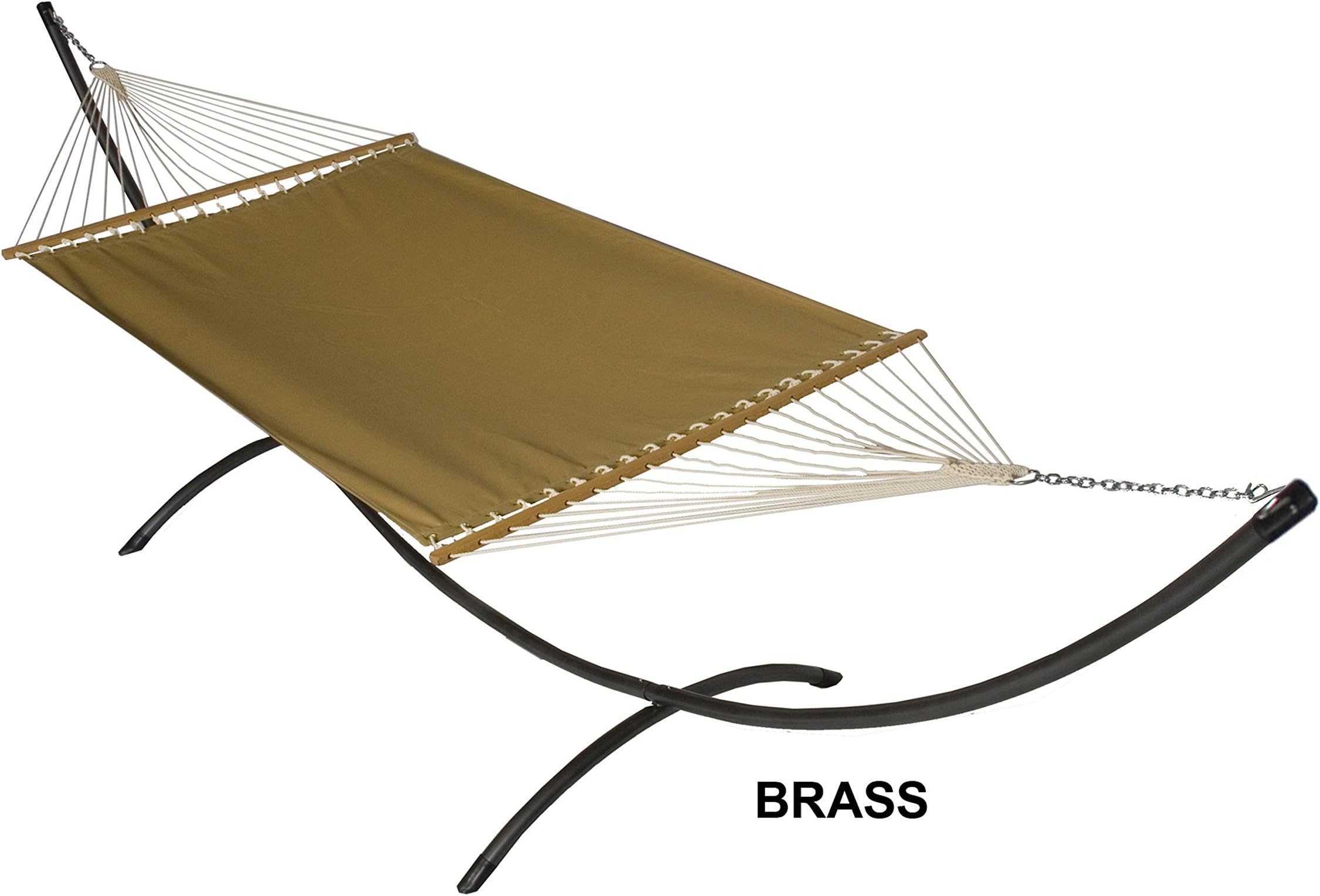 Phat Tommy Sunbrella Dupione Deluxe Hammock and Base Combination Color: Brass