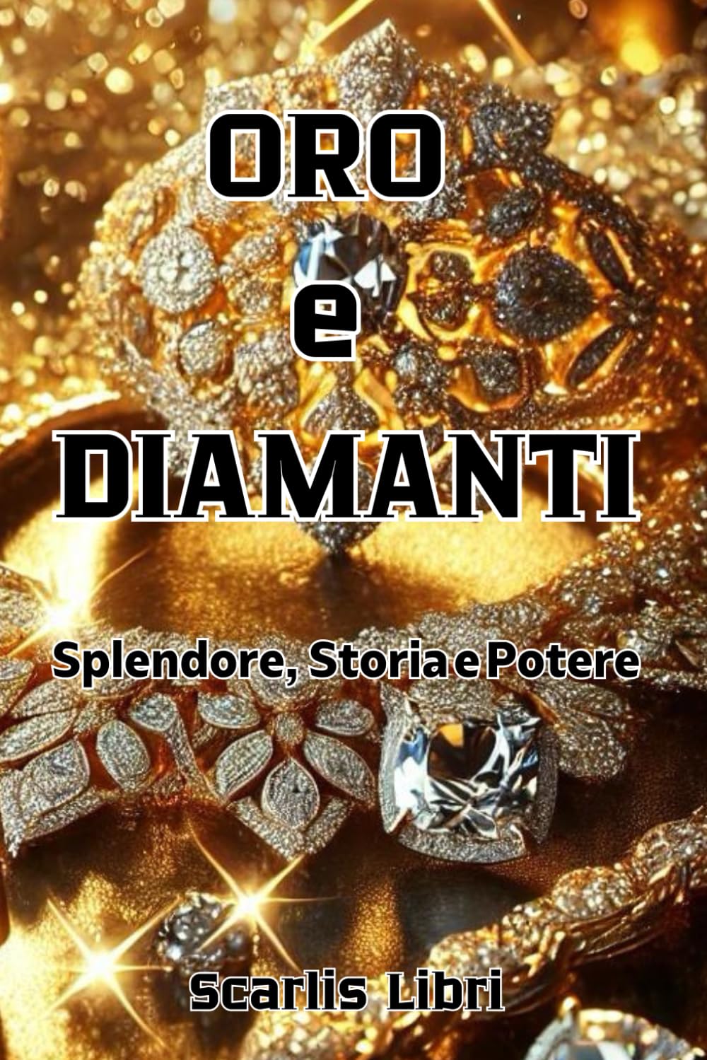 Oro e diamanti splendore livre d'art idéal pour décorer votre salon et table basse