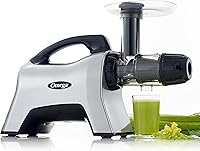 Vista 1 de Omega Exprimidor NC1000HDS Extractor de jugos y sistema de nutrición, masticación lenta sin BPA, con motor silencioso y reversa, fácil de limpiar