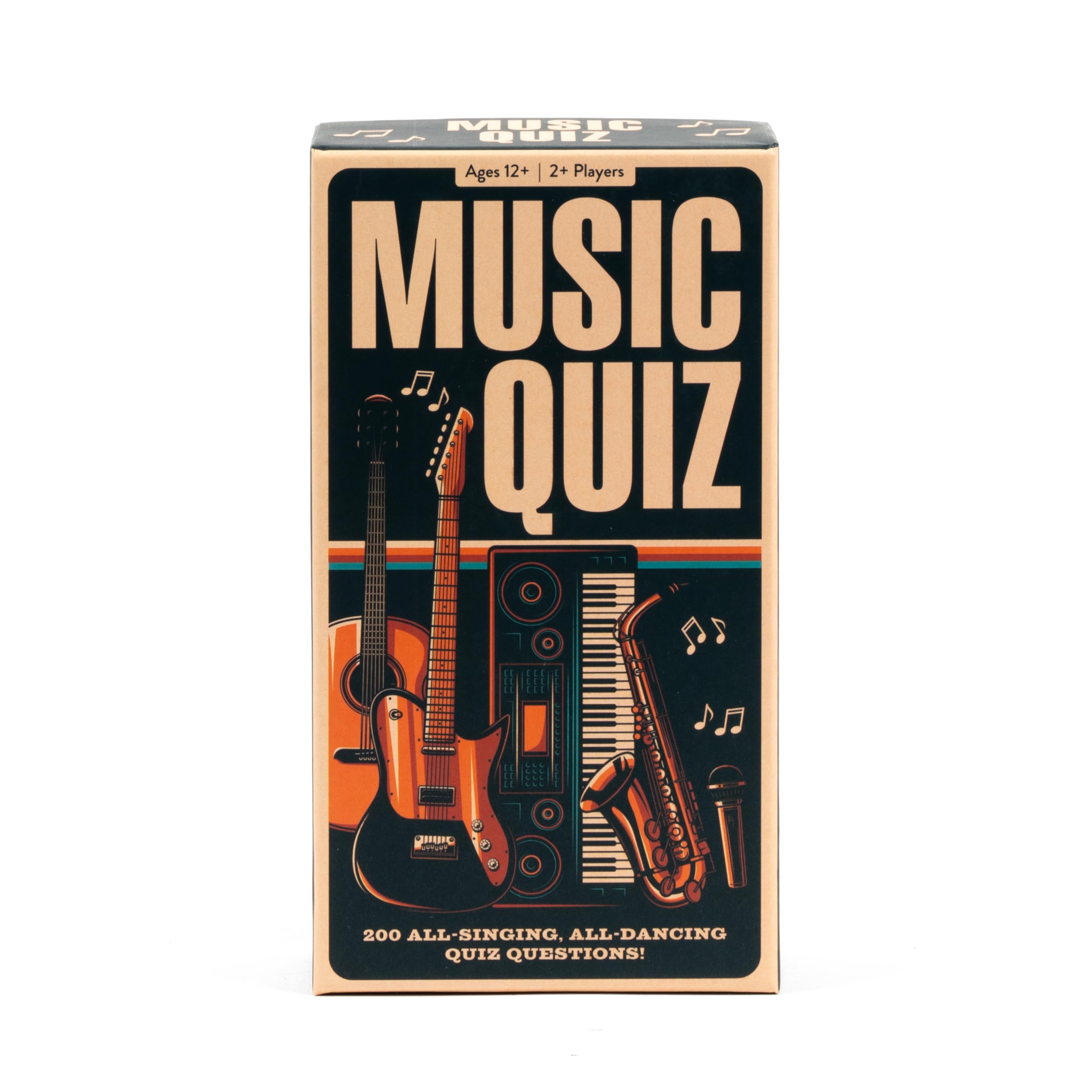 Professor PUZZLE Jeu de quiz musical | 200 cartes de questions | Trivia de différents genres et décennies | Idéal pour les soirées de jeux en famille | Cadeau parfait pour Noël