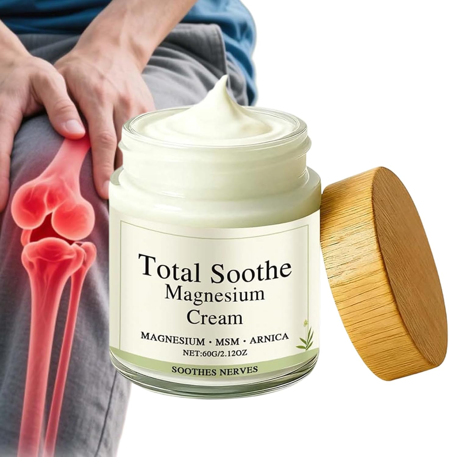 Muscle Relief Cream | 2.12oz Fast Absorption Balm – Soothing Neck Relief Cream – for Women Men Adults Foot Ankle Everyday Comfort Fatigue Relaxation Elderly Care