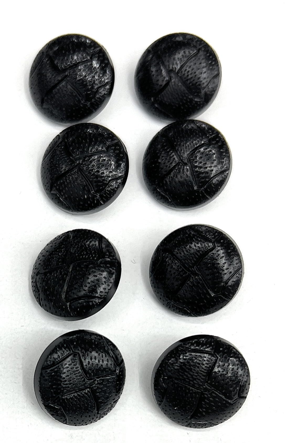 Amazon.com: Faux Leather Black Buttons Set Braid Design 3/4''or 5