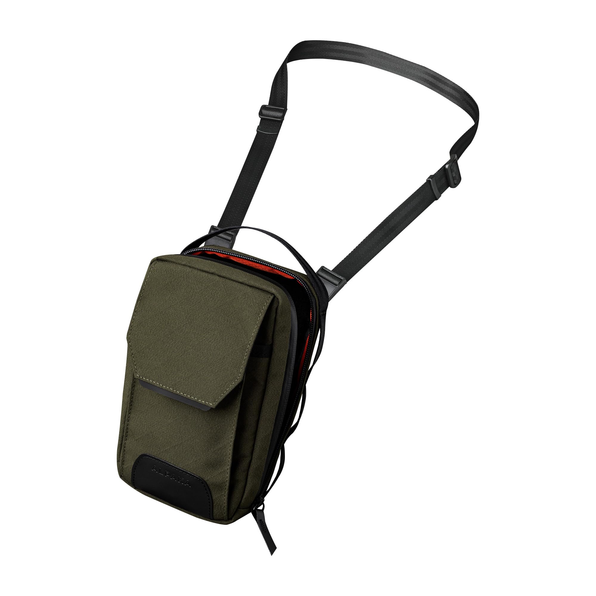 ALPAKA Modular Sling V2 - Mini Sling Bag for Phone, EDC Crossbody Bag with Adjustable Strap, Axogrid 300D Weatherproof Fabric