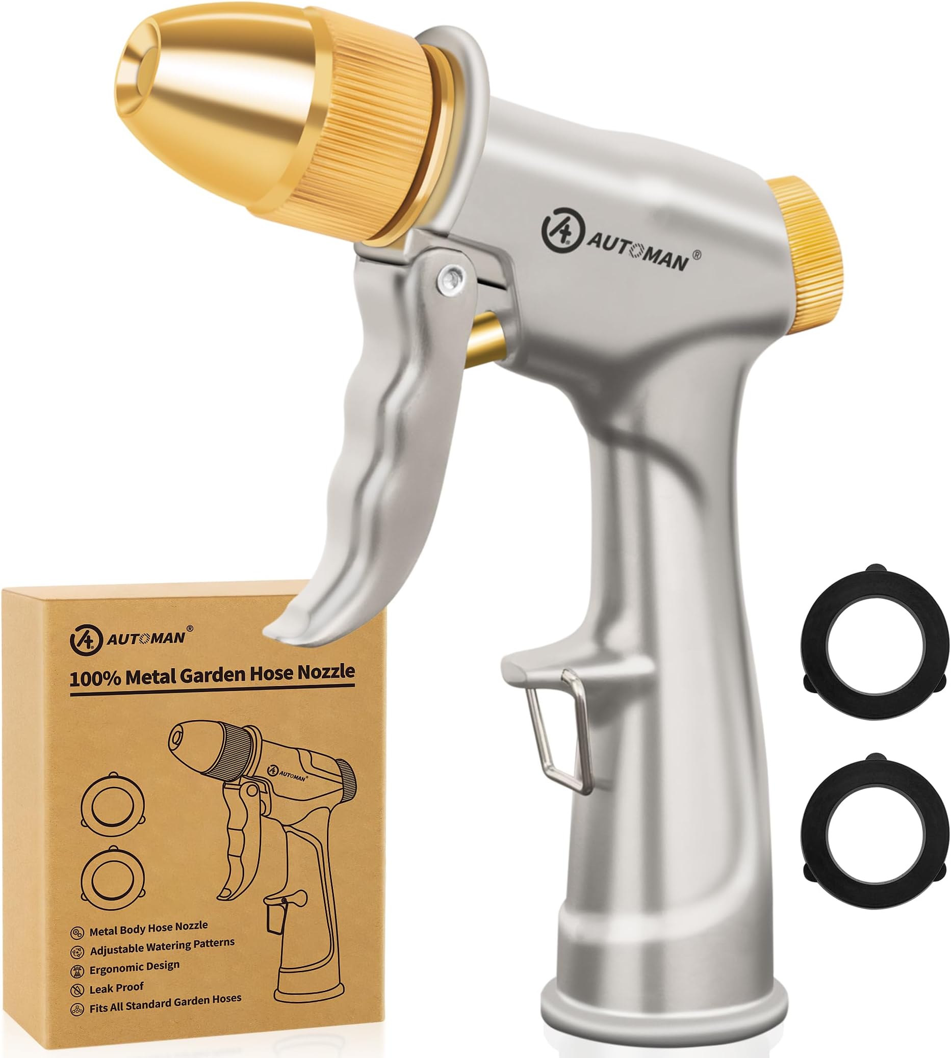 Amazon.com: VIKING High Pressure Adjustable Hose Nozzle for Garden ...