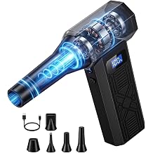 YUHENG Compressed Air Duster, Rechargeable 3-Speed Electric Blower