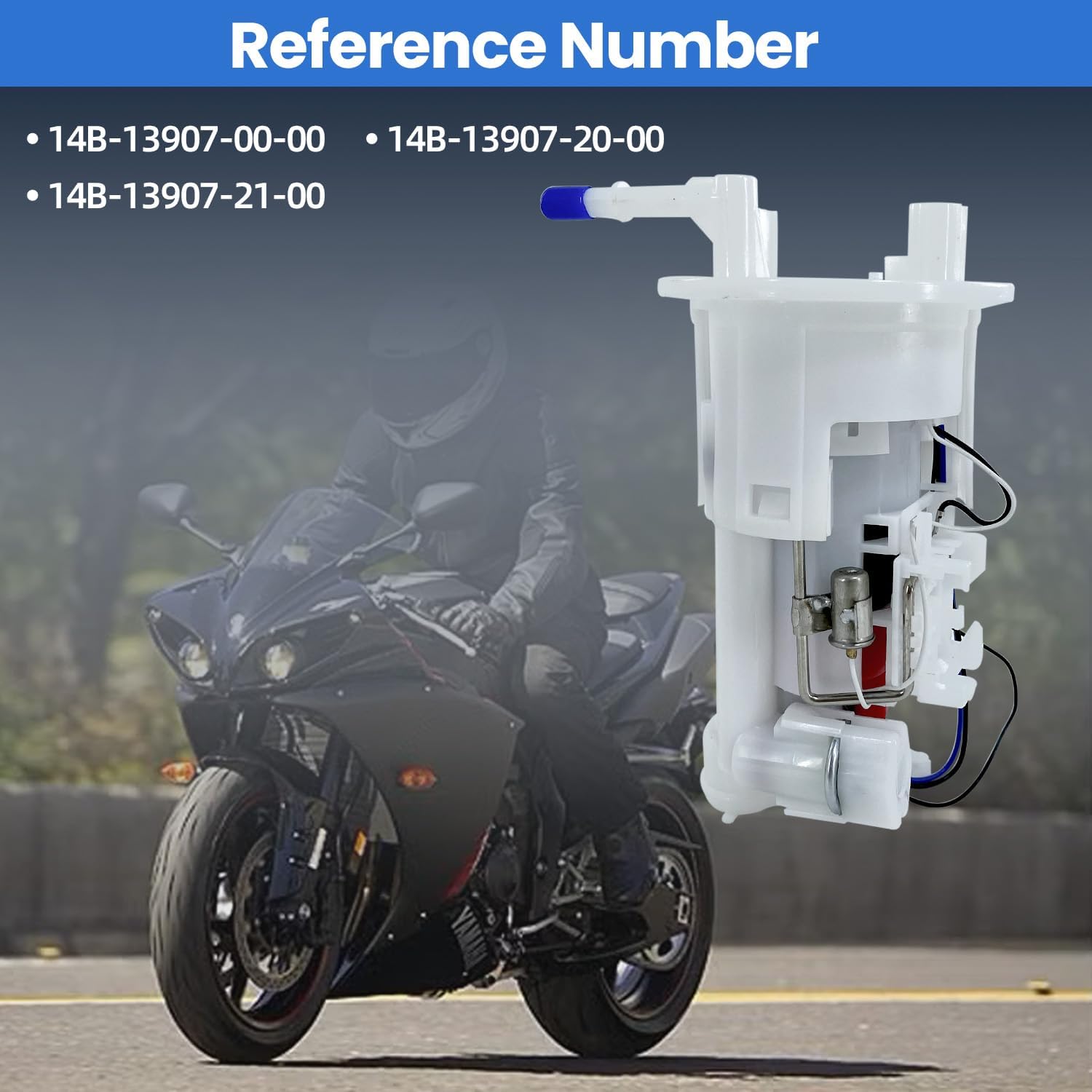 14B-13907-00-00, 14B-13907-20-00, 14B-13907-21-00 Fuel Pump Assembly fit for YAMAHA YZF-R1 2009-2014,YZF-R6 2011-2016
