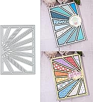 Vista 18 de Plantillas de corte con marco de fondo 3D, plantillas metálicas para álbumes de recortes, herramientas de manualidades DIY, plantilla de repujado