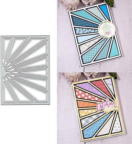 Troqueles de corte Marco de fondo 3D Plantillas de metal Scrapbooking Herramientas DIY Craft Embossing Plantilla para tarjetas de papel scrapbooking