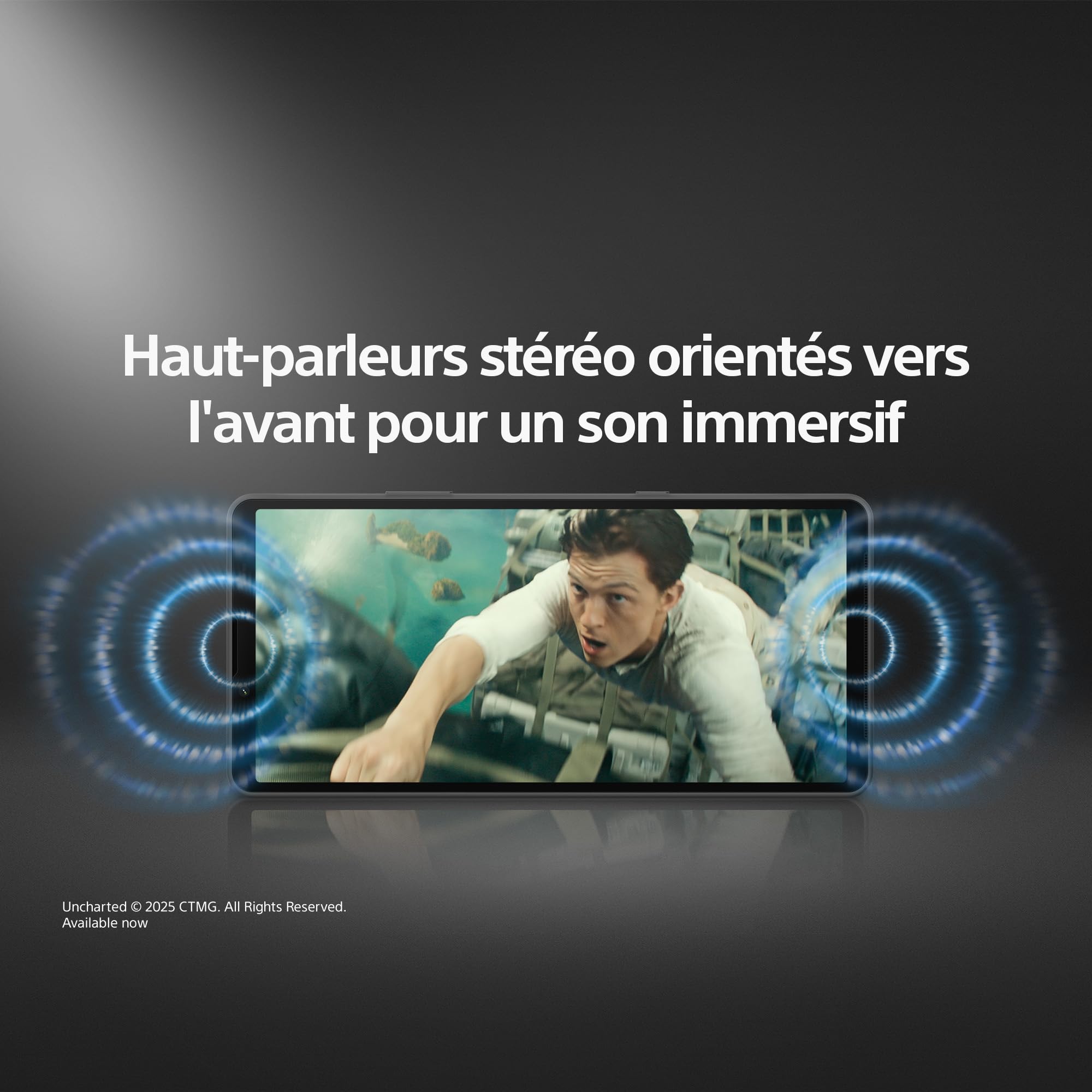 Sony Xperia 10 VII - 6,1 Pouces 19,5:9 OLED avec 120 Hz, Batterie 5 000 mAh, Objectif Ultra Grand Angle 16 mm, Audio 3,5 mm, Android 15, IP65/68, Double SIM Hybride, Noir Charbon