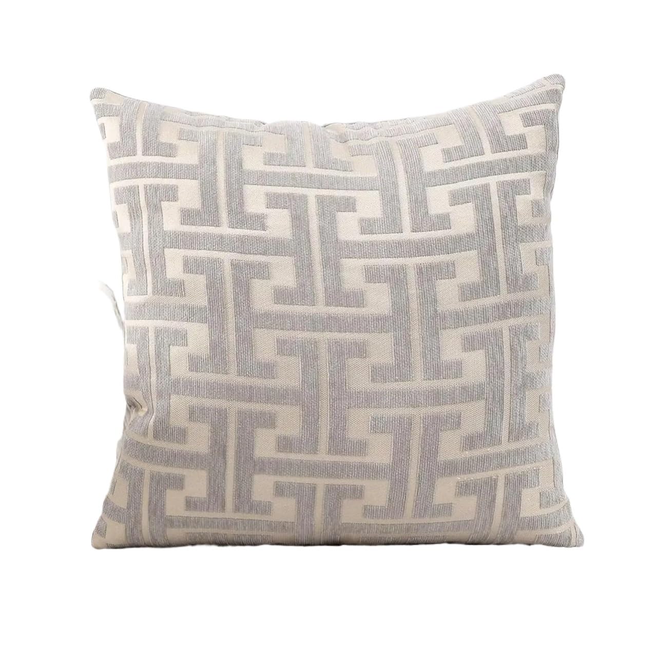 CQAHDSEVF Throw Pillow Cases, Farmhouse Stripe Multicolor Cushion Covers 2 Pack Pillowcase For Couch Bench Sofa 45x45 cm(Gray)