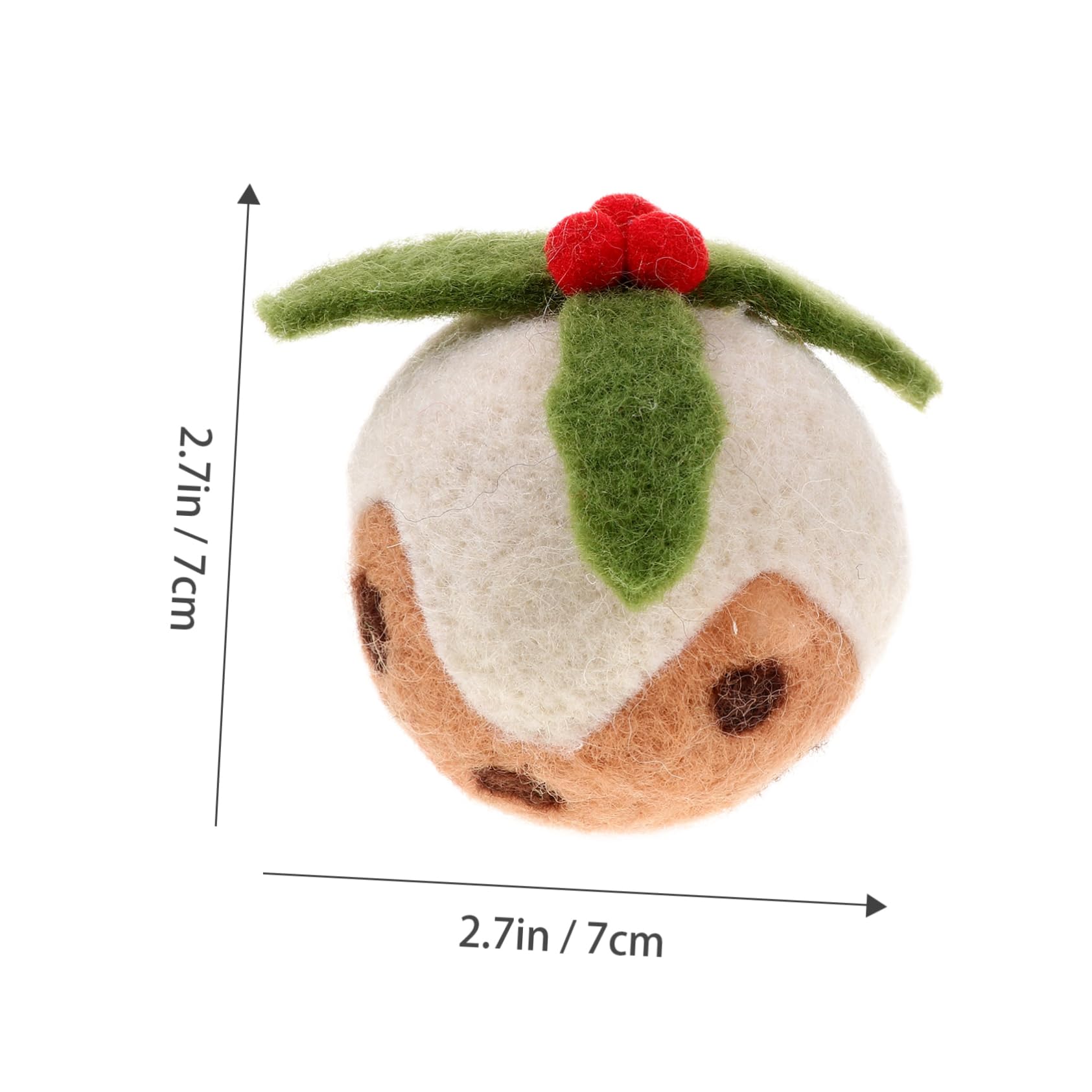 ABOOFAN 9 Piezas Pelota De Juguete para Mascotas Gato Juguetes Navidad Gatera Juguetes De Pelota para Mascotas Gato Juguete De Navidad Lana Falsa En Caja Suministros para Gatos