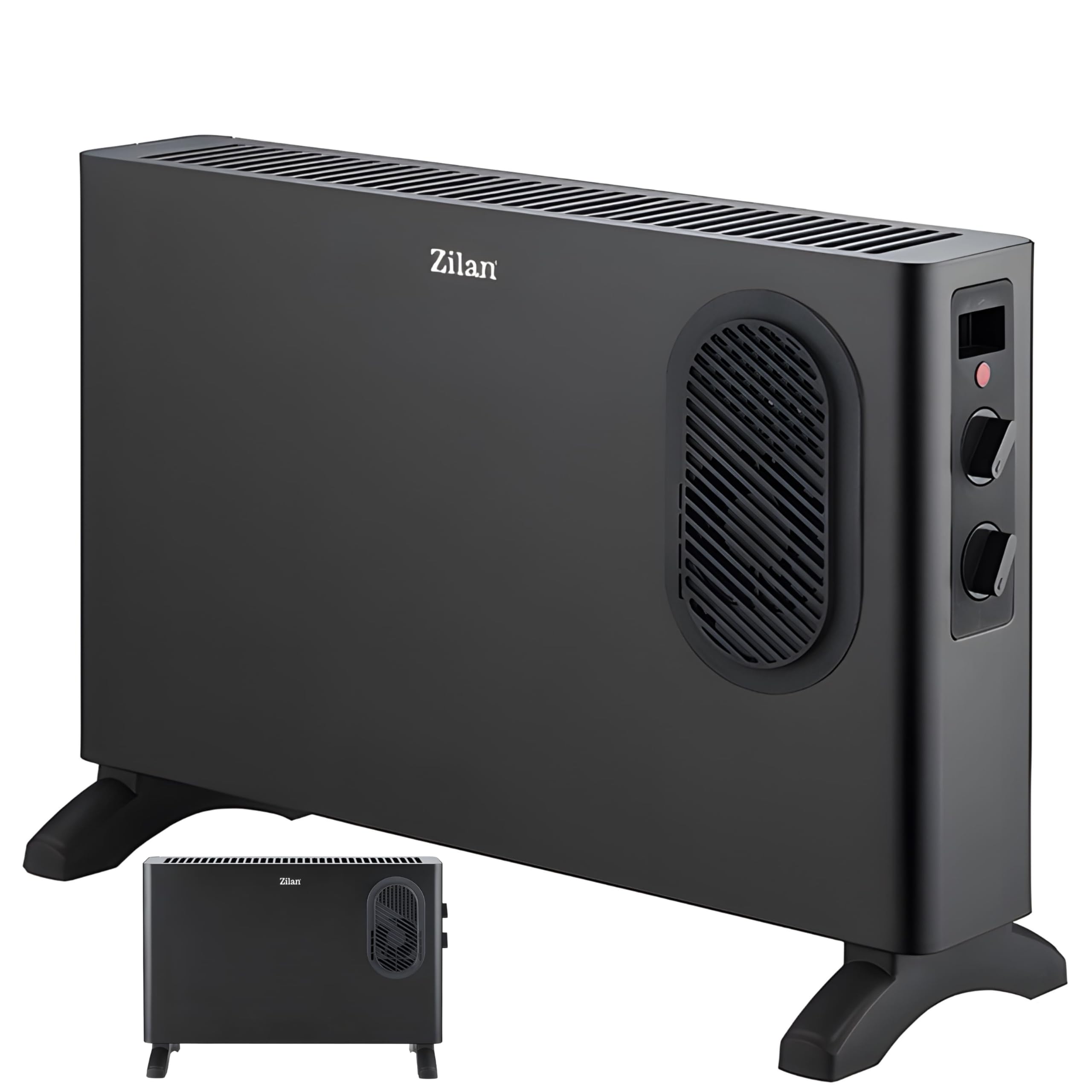 Termoconvettore Elettrico Con Ventilatore – 2 Livelli Di Potenza, Termostato Regolabile E Sicurezza Antiribaltamento