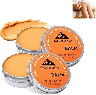 2Pcs Balm, Relief Balm, Fast Absorbing, Non-Greasy Formula, Soothing Gel Cream for Knee, Foot, Back