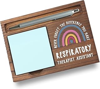 Respiratory Therapist Assistant Gifts Sticky Note Holder, Thank You Gift for Respiratory Therapy Support Staff, Hospital Appreciation Week or Graduation Holiday Recognition PB016