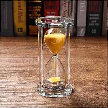 Hourglass Timer, 15/30/60 Minutes Hourglass Timer,Used for Vintage Home Decoration, Office/Desk Decoration, Wedding Gifts,Gold,30 minutes [Energy Class A]