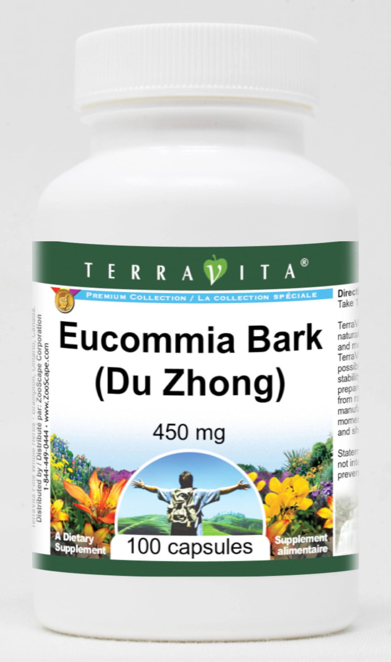 Amazon.com: Eucommia Bark (Du Zhong) - 450 mg (100 Capsules, ZIN