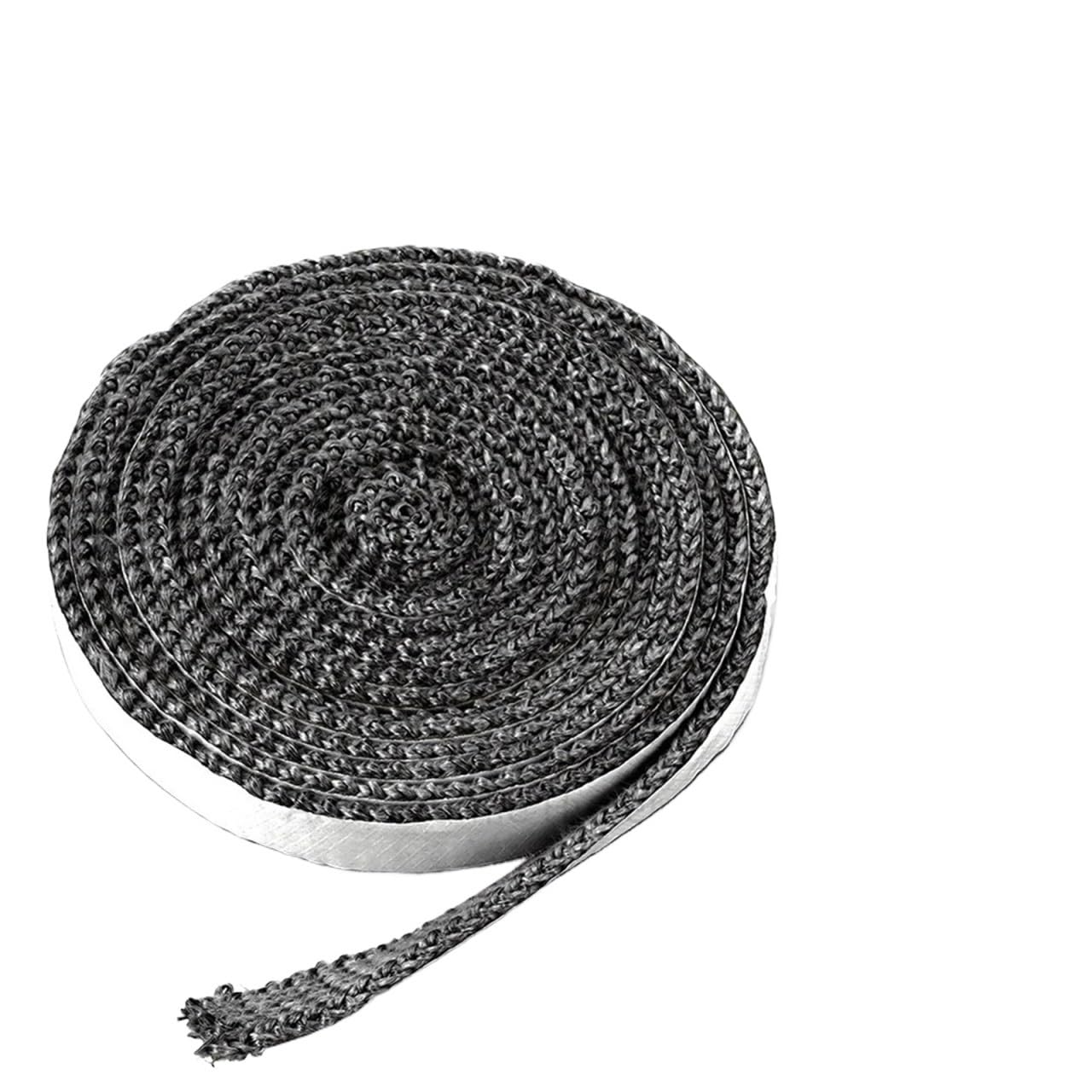 Guarnizione Stufa a Legna Corda for stufa a legna con spessore 3,0 mm | Nastro adesivo di ricambio for guarnizione di tenuta for porta del camino(15x3.0mm-3.0m)