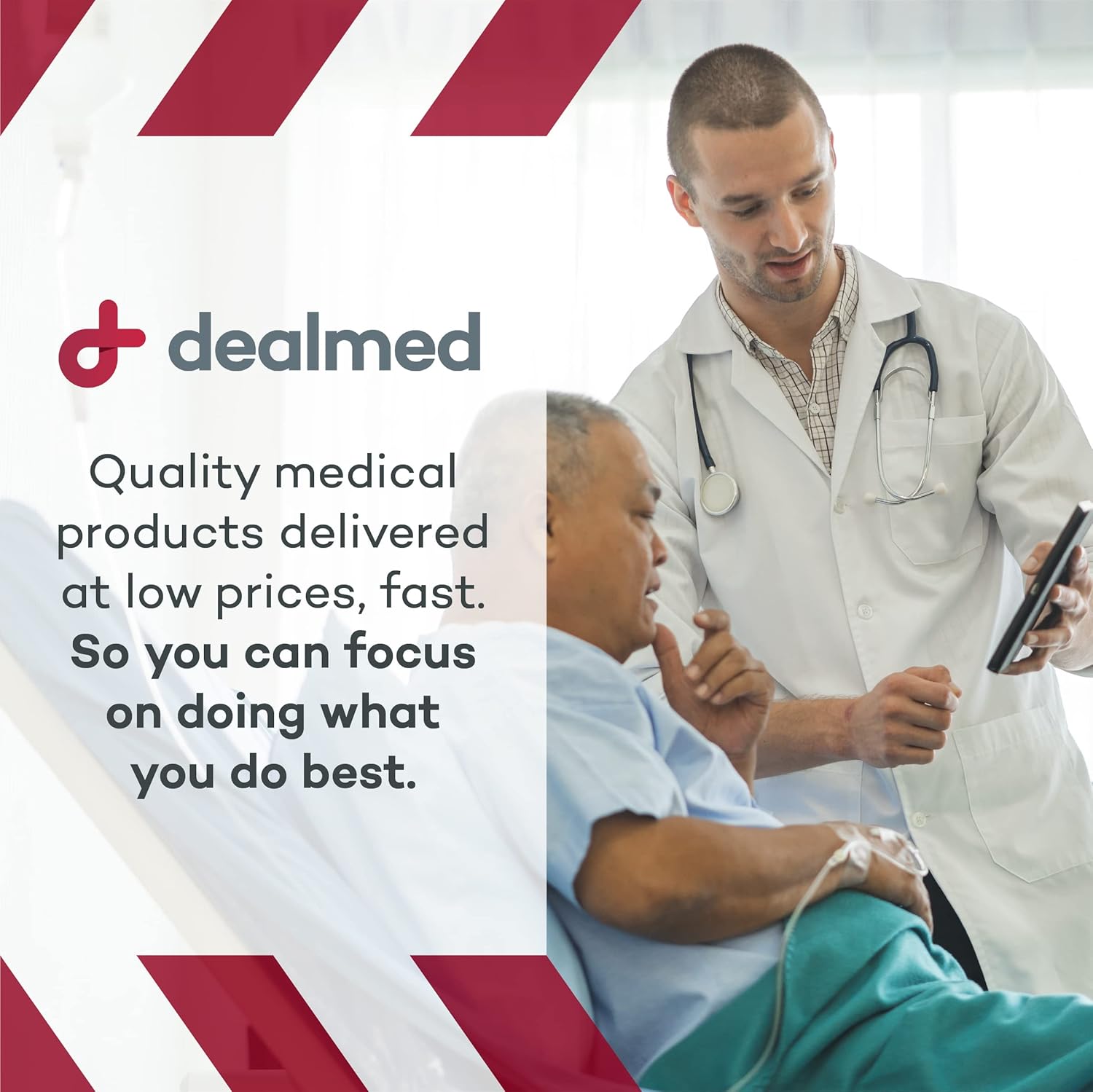 Dealmed Sterile Abdominal (ABD) Combine Pads, 24 Count, 8" x 10" Individually Wrapped Abdominal Pads, Disposable and Latex-Free ABD Pads, Wound Dressing for First Aid Kit and Medical Facilities : Health & Household