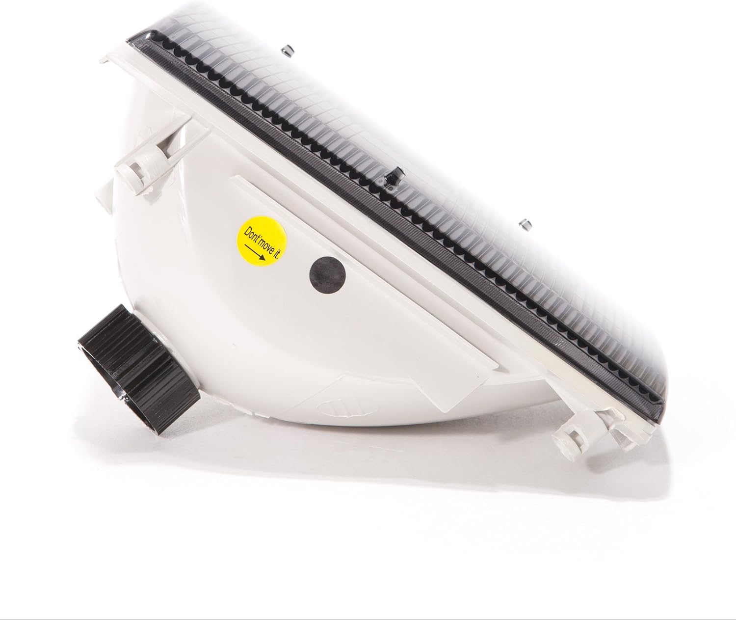 PERDE Halogen Headlights 6Pcs Set Stock Smoke with Amber Compatible with Ford Mustang 1987-1993 Includes Left Driver and Right Passenger Side Headlamps