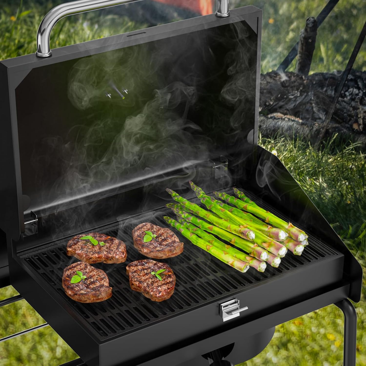 KEESHA 24 x 16 Deluxe Outdoor BBQ Grill Box, Fit All Camp Chef 16" Cooking Systems, Perfect for 2 Burner Accessories, Compatible With Original Part Number BB90L, for TB90LW