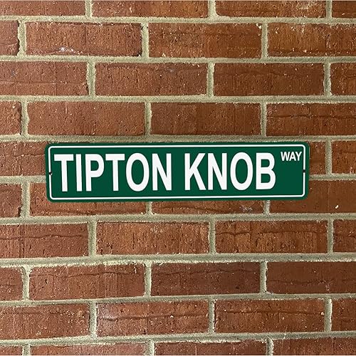 Vista 223 de Ohio Mountains Pick Your Mountain Compatible/repuesto para Ballards Hill United States Mountain Aluminio Metal Tin Street Sign Style decoración