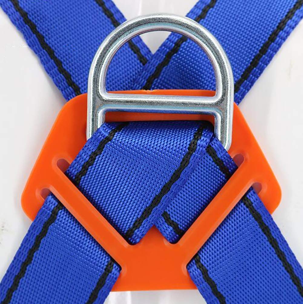 SwaYve Cinturón de Seguridad para Trabajos Aéreos, Arnés de Seguridad de Cuerpo Completo, Cinturón de Seguridad de Cinco Puntos Seguridad en la Construcción Protección Contra Caídas para Montañismo, E
