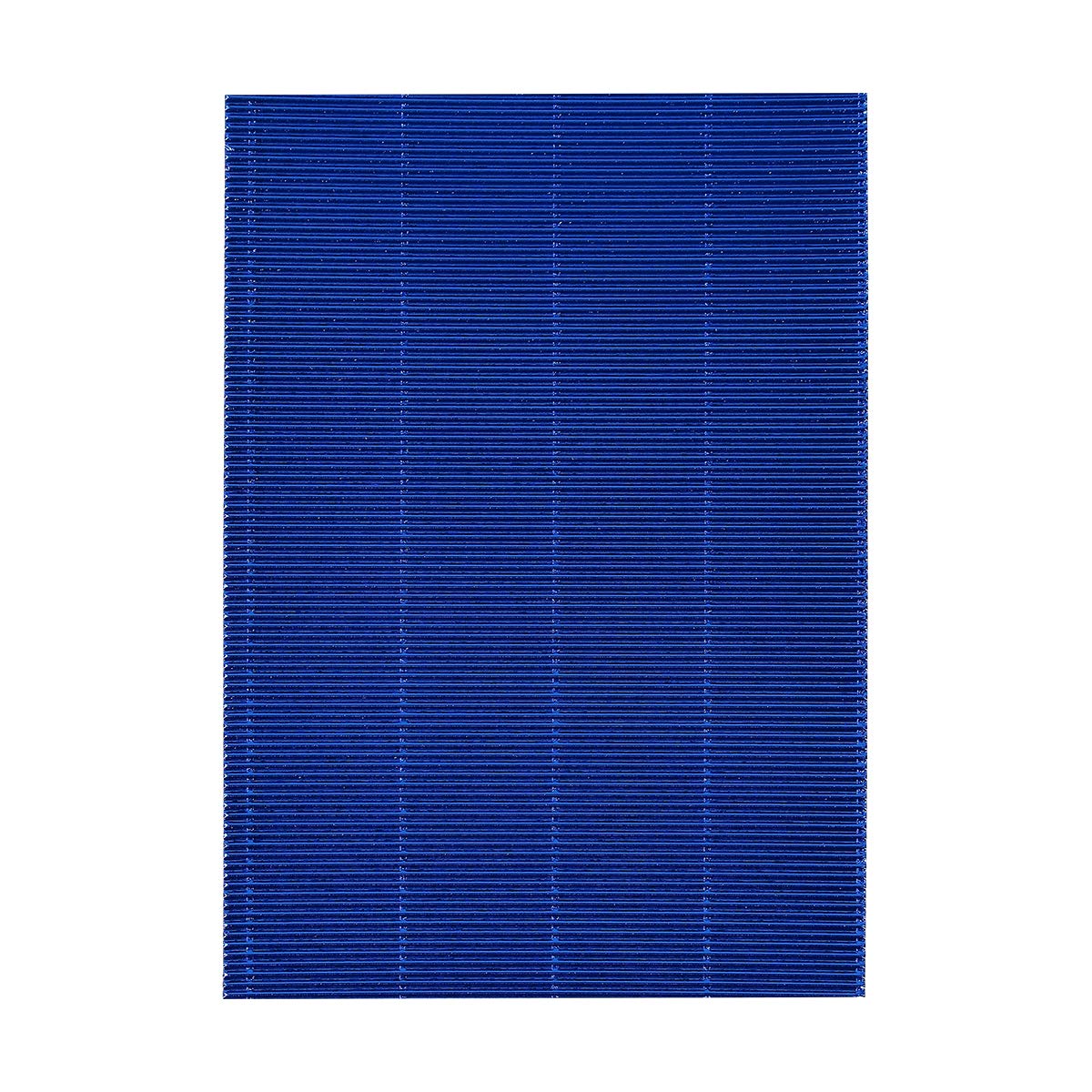 SPIRIT TTS Craft Corrugated Cardboard Metallic 35 x 24 cm, Metallic Blue, Pack of 10