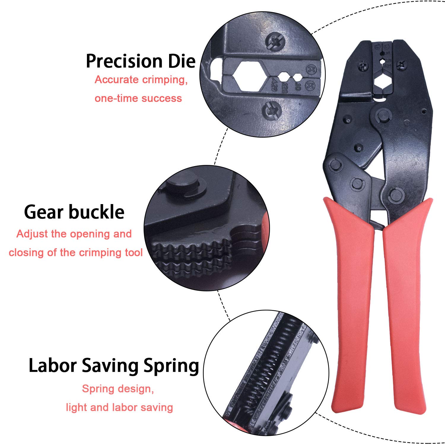 Kit Crimpatura Cavo Coassiale BNC RG58 - Pinza Crimpatrice E 10 Connettori Maschio - Foto 10