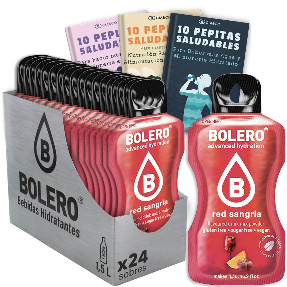 24 x Bebida Bolero COLA Hidratante Sin Azucar (24x9 grs) + 30 Pepitas Saludables para una vida más sana by Cia&Co — view 104