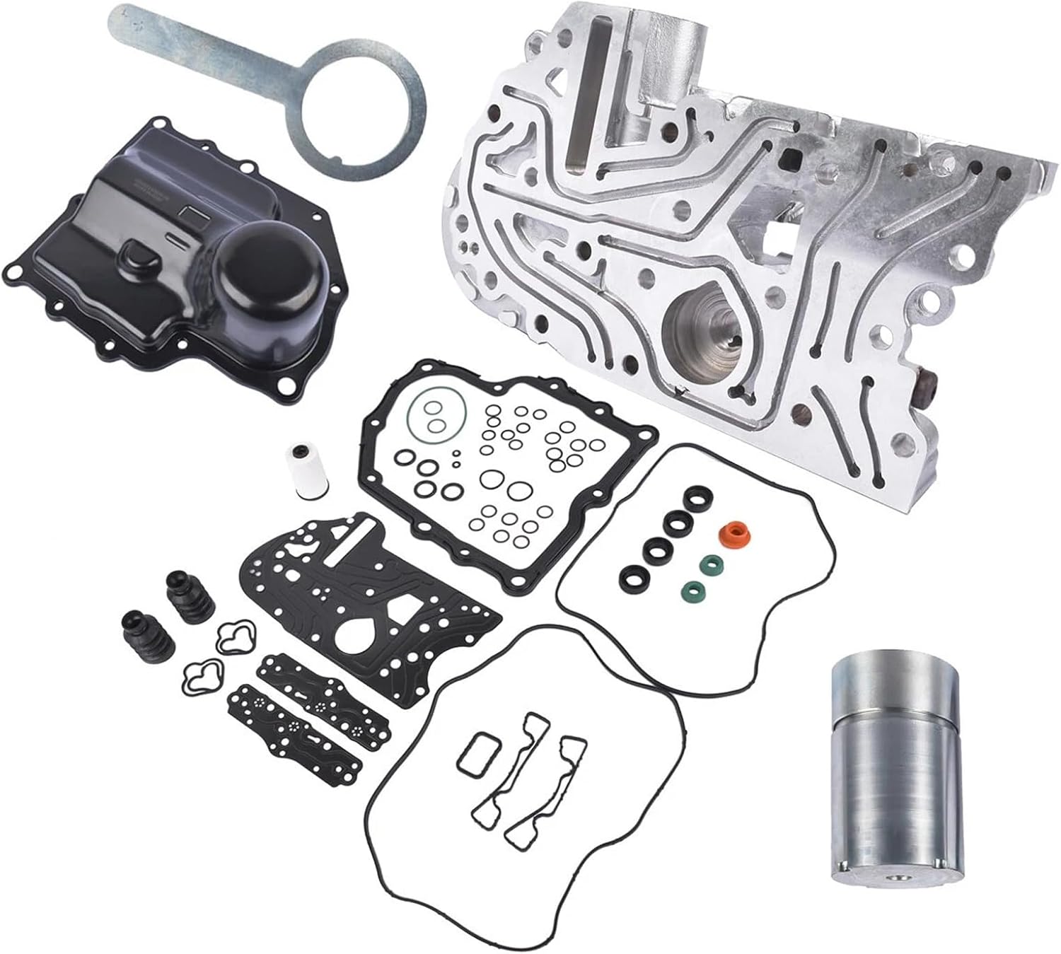 0AM325025H Oil Pan Accumulator Repair Gasket for DSG 7‑Speed Transmission, for Audi Q3, for VW GOLF/JETTA, for Seat, for Skoda DQ200 1.0‑1.9L Select Models, Transmission Seal Gasket