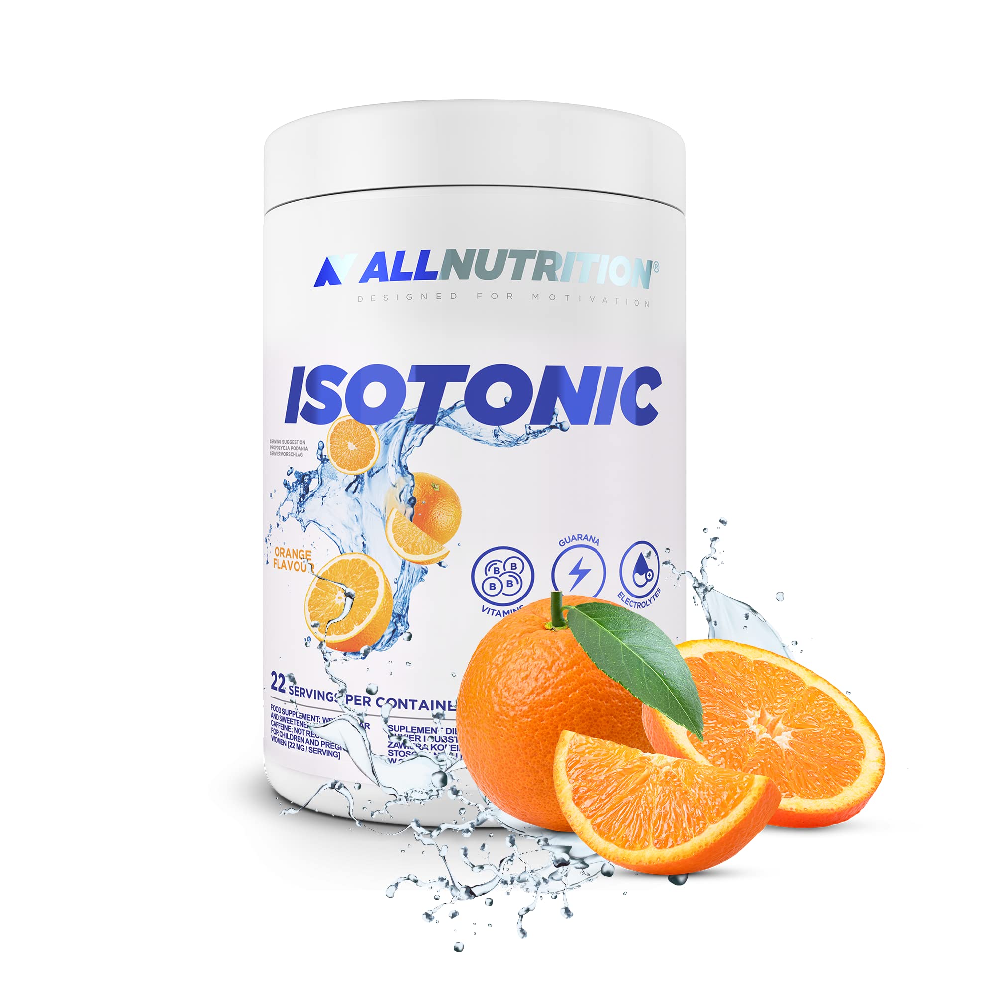ALLNUTRITION Isotonic Drink Powdered Concentrate for Endurance Boost and Post-Workout Recovery Hydrates and Provides Electrolyte Replenishment with Glucose 700 g Orange